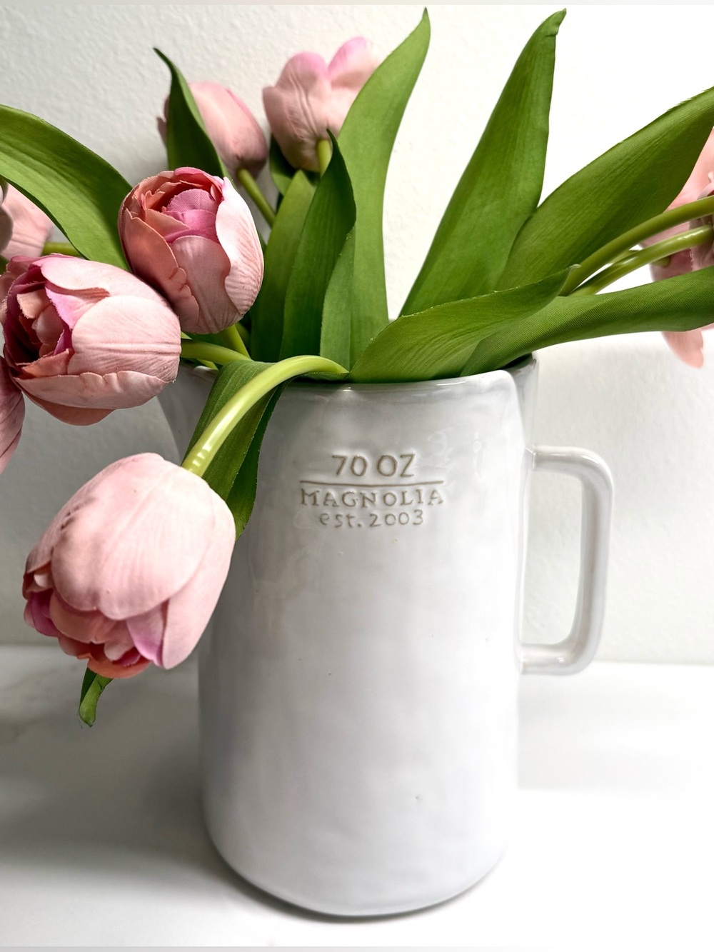 Magnolia Home Joanna Gaines 70 oz Ceramic Scullery Pitcher Vase